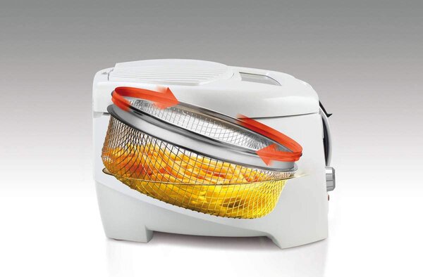 De Longhi Friggitrice Elettrica Capacit 1.2 Litri Potenza 1800 Watt con Cestello Rotante - F 28311