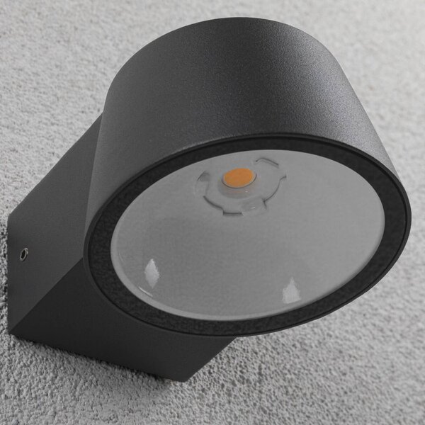 Paulmann Applique da esterni a LED Capea, Nero, Alluminio, Moderno, Applique LED da esterni