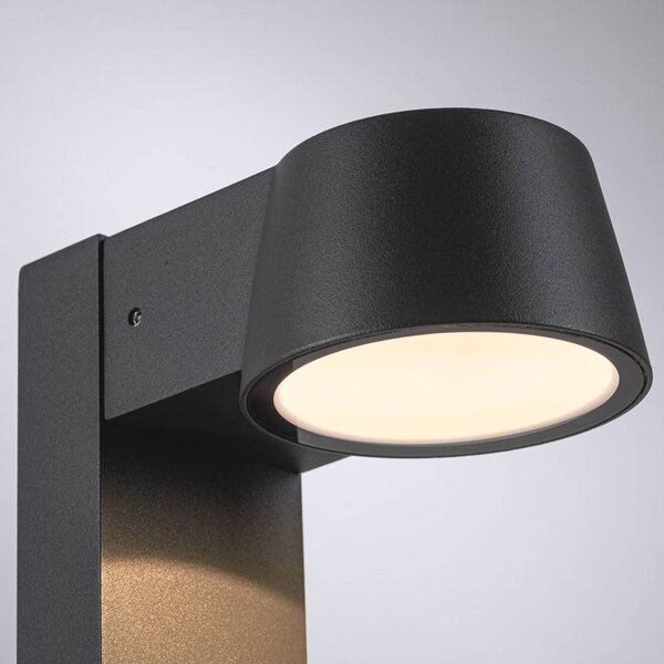 Paulmann Lampioncino da giardino Capea, Nero, Alluminio, Moderno, Lampada LED da esterni