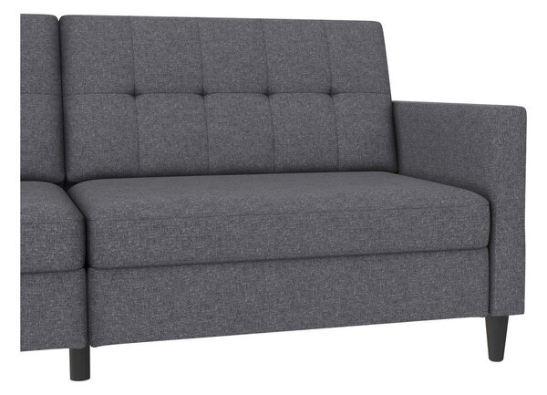 Divano grigio allungabile 203 cm Hartford – Støraa