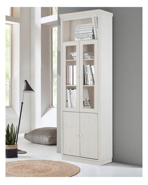Vetrina in legno di pino bianco 74x223 cm Anita - Støraa