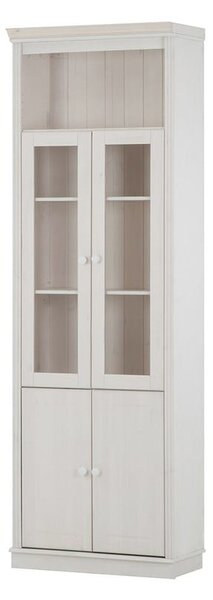 Vetrina in legno di pino bianco 74x223 cm Anita - Støraa