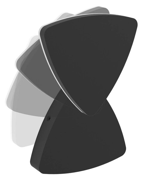 EGLO Applique da esterni Pedersano, Nero, Alluminio, Moderno, Applique da esterni