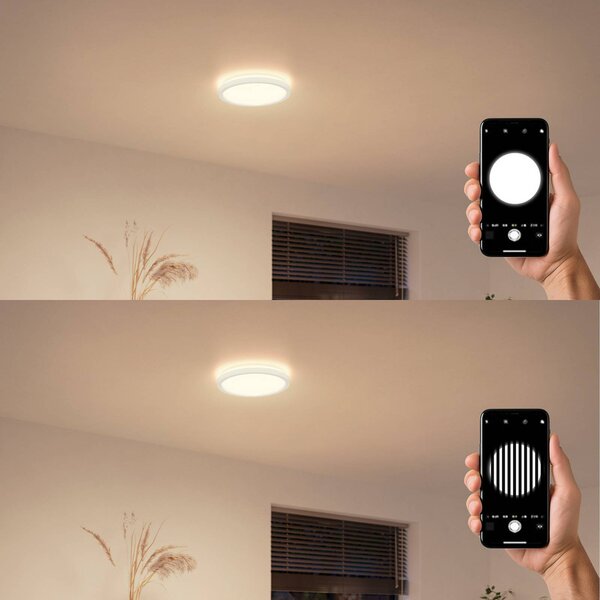 Philips Plafoniera a LED Aio RD, dimmerabile, Bianco / Opale, Corridoio, Metallo, Moderno, Plafoniera LED