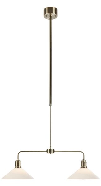 Markslöjd Lampada a sospensione in vetro Vela, dimmerabile, Bronzo / Ottone antico, Soggiorno / Sala da pranzo, Metallo, Lampada a sospensione