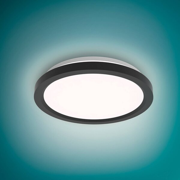 Philips Plafoniera a LED Aio RD, dimmerabile, Nero, Corridoio, Metallo, Moderno, Plafoniera LED