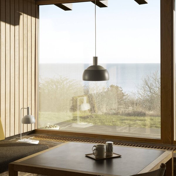 Louis Poulsen Lampada a sospensione FJ Elements, dimmerabile, Alluminio / Grigio / Zincato, Soggiorno / Sala da pranzo, Alluminio, Moderno, Lampada a sospensione