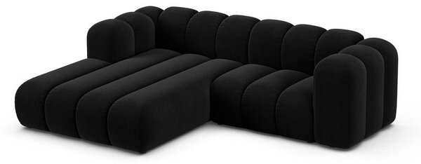 Divano angolare antracite ad angolo sinistro Lupine - Micadoni Home