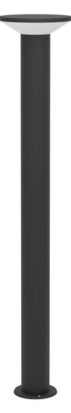 EGLO Lampione a LED Rigosa, nero, altezza 100 cm, metallo Rigosa, Nero, Metallo, Moderno