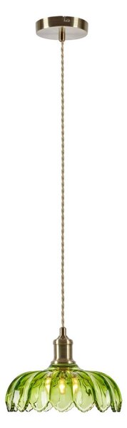 Markslöjd Lampada a sospensione in vetro Kurage, dimmerabile, Verde, Cucina, Vetro, Lampada a sospensione