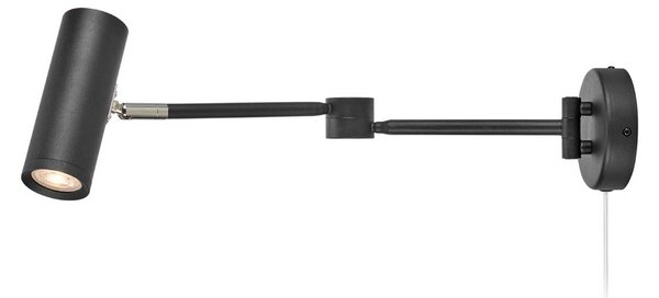 Markslöjd Applique da parete a LED Arlo, dimmerabile, Nero, Corridoio, Metallo, Moderno, Applique a LED