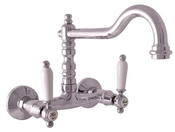 Slezák-RAV Miscelatore per lavello MORAVA RETRO MK502 Colore: oro, Dimensioni: 150 mm