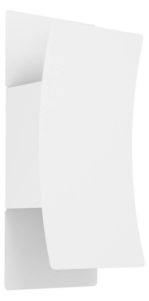 EGLO Applique da esterni Verdolino, Bianco / Opale, Metallo, Moderno, Applique da esterni