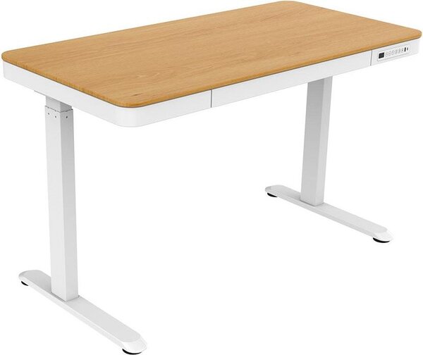 Tuckano Electric height adjustable desk ET119W-C white/oak