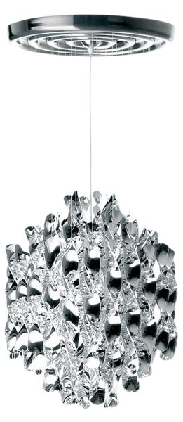Lampada a sospensione Verpan, Spiral SP01, dimmerabile, Metallizzato, Soggiorno, Plastica, Design