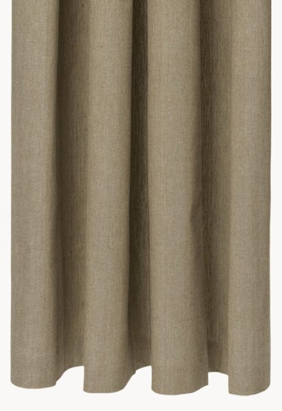 Tenda doccia in cotone biologico Chambray, idrorepellente
