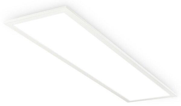 Briloner Pannello LED Simple A, Bianco / Opale, Studio / Ufficio, Metallo, Plafoniera LED