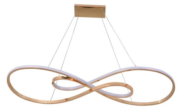 Lampadario LED a sospensione con filo ZUMBA LED/50W/230V oro