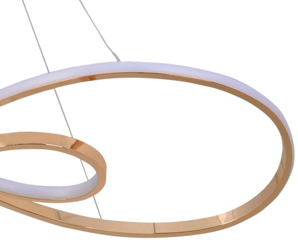 Lampadario LED a sospensione con filo ZUMBA LED/50W/230V oro
