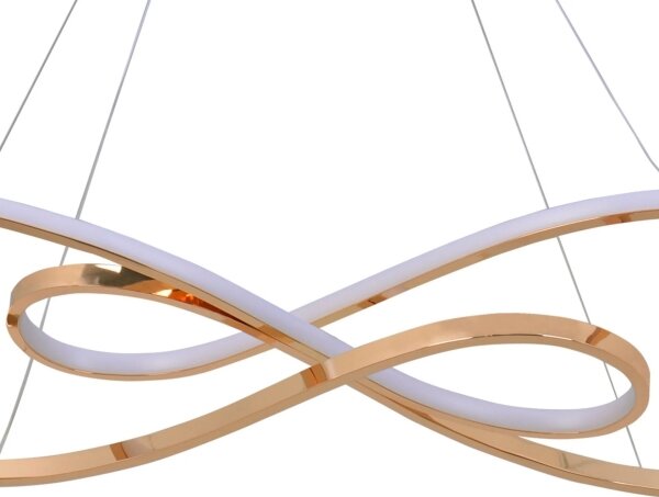 Lampadario LED a sospensione con filo ZUMBA LED/50W/230V oro