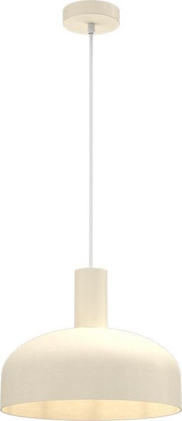 Lampada a sospensione da cucina scandinava color crema Ø30cm E27