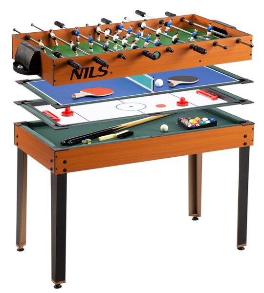 Tavolo da gioco con calciobalilla e altri giochi