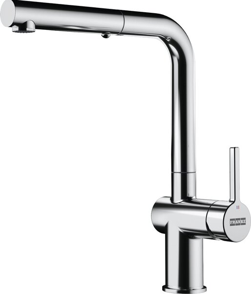 FRANKE ACTIVE L miscelatore con doccetta estraibile in CROMO / Miscelatore da cucina / Miscelatore monocomando