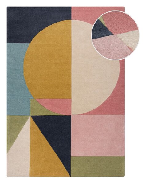 Tappeto in lana tessuto a mano 120x170 cm Esre Bright - Flair Rugs
