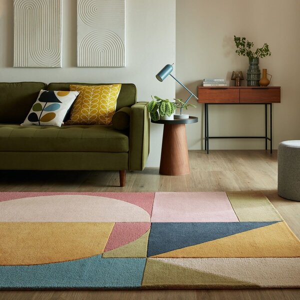 Tappeto in lana tessuto a mano 120x170 cm Esre Bright - Flair Rugs