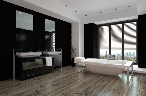Kanlux 33120 - Lampada da bagno da incasso FLINI 10W IP44 nera