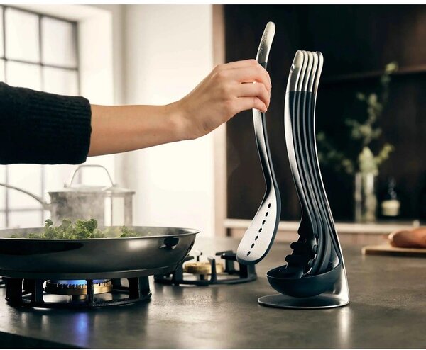 Set di 5 utensili da cucina con supporto Nest - Joseph Joseph