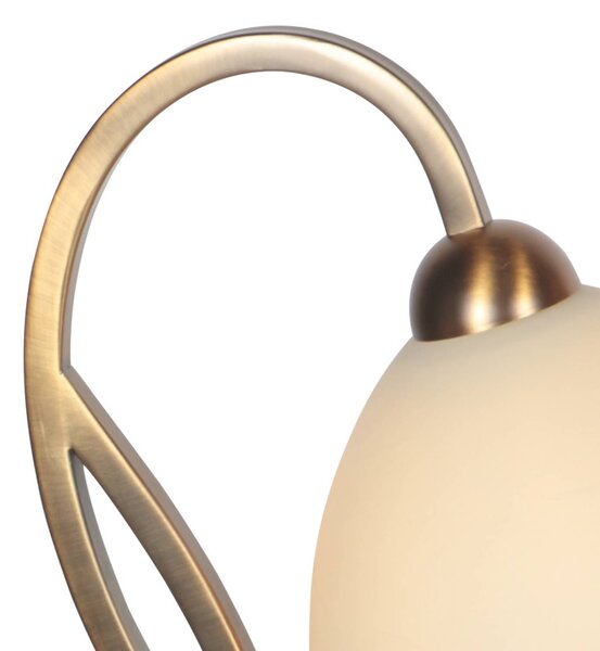 Steinhauer Lampada da tavolo Anthea, Bronzo / Ottone antico, Soggiorno / Sala da pranzo, Metallo, Lampada da tavolo