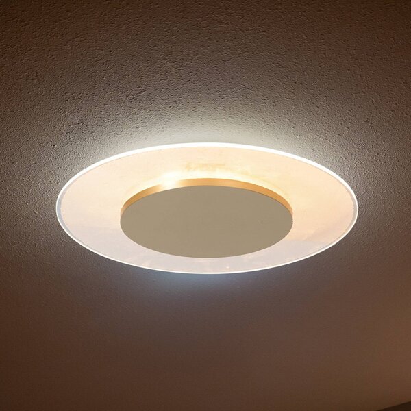 Steinhauer Plafoniera a LED Lido, dimmerabile, Ottone / Oro, Soggiorno / Sala da pranzo, Metallo, Moderno, Plafoniera LED