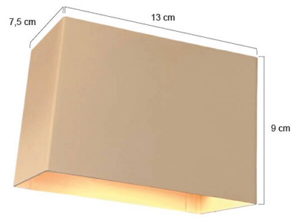 Steinhauer Applique da parete a LED Muro, dimmerabile, Crema / Ambra, Soggiorno / Sala da pranzo, Metallo, Moderno, Applique a LED