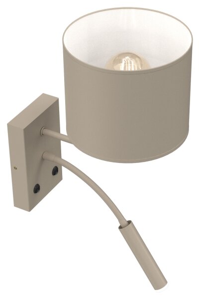 Lampada da parete ARDEN 1xE27/15W/230V + 1xG9/8W beige