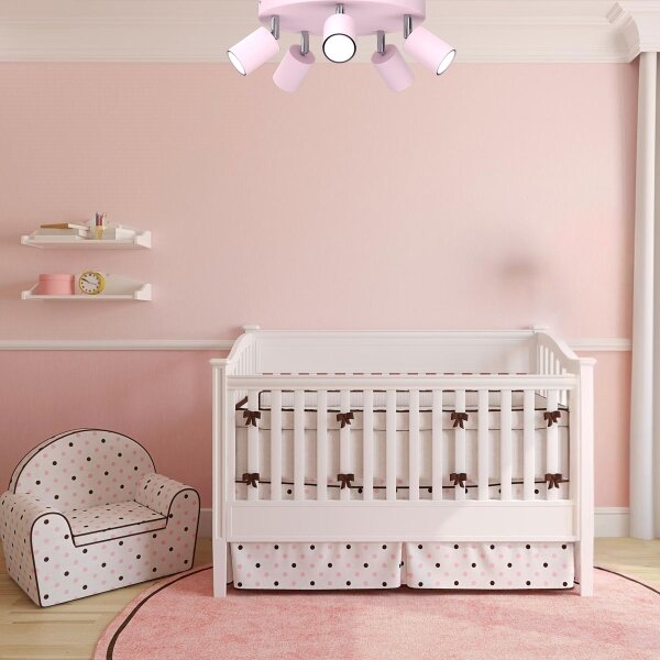 Faretto a 5 luci FUN 5xGU10/8W/230V rosa