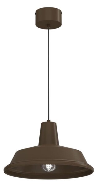 Lampada a sospensione con cavo CLASS 1xE27/15W/230V marrone