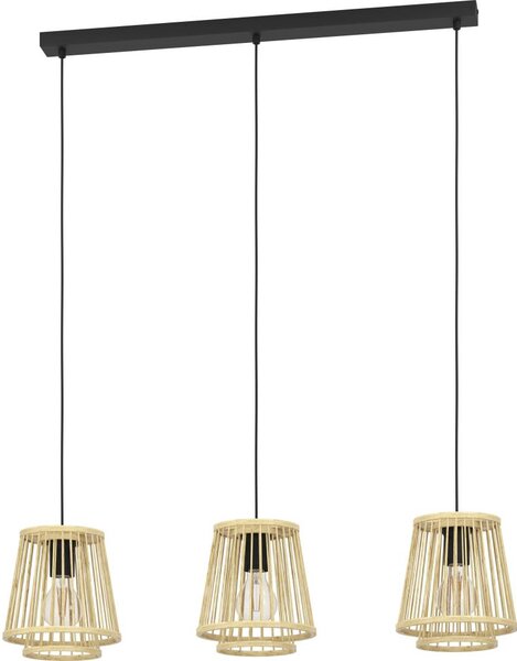 Eglo 43853 - Lampadario a sospensione con filo HYKEHAM 3xE27/40W/230V