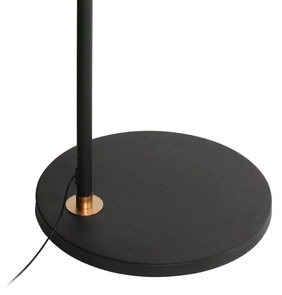 Steinhauer Lampada ad arco Ringlux, dimmerabile, Nero, Soggiorno / Sala da pranzo, Metallo, Moderno, Lampada da terra