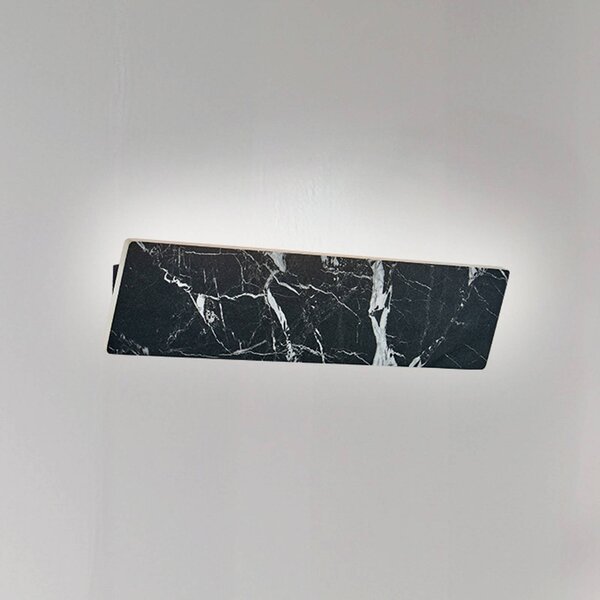 Viokef Applique da parete a LED Selena, Nero, Soggiorno / Sala da pranzo, Plastica, Applique a LED