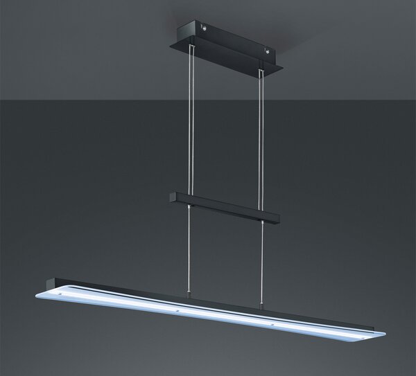 Lampada a sospensione Reality Smash LED 18W nero opaco CCT colore luce regolabile touch