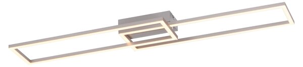 JUST LIGHT Plafoniera LED 14023-55 acciaio, 30,2 W, 4500 lm, 3000 K