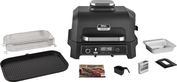NINJA OG850EU Griglia e affumicatore da esterno Woodfire Pro XL