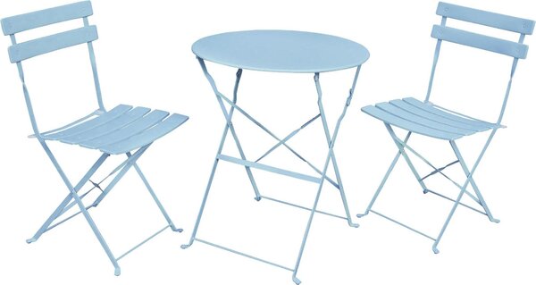 Akord Set Di Mobili Da Balcone Orion Blu 42X35X42 Cm