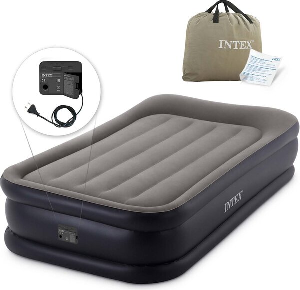 Materasso gonfiabile con pompa incorporata singolo INTEX 64132