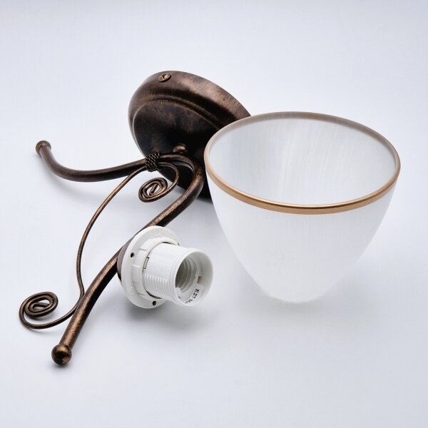 Applique RETRO II 1xE27/60W/230V patina di bronzo