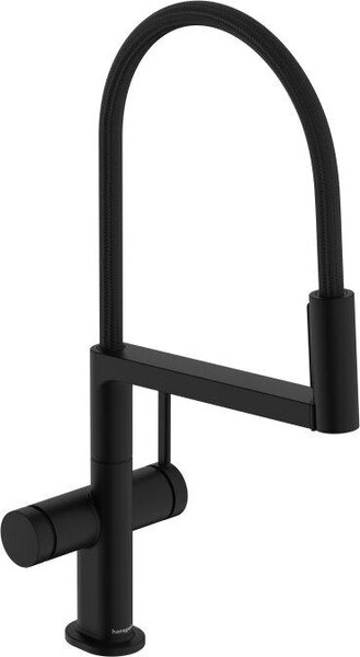 Hansgrohe Talis select M54 PowderSpray nero miscelatore per lavabo a leva 72861670