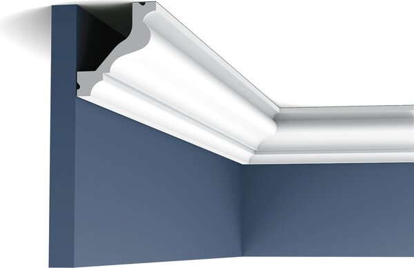 Orac Decor C200 Luxxus Modanatura decorativa di alta qualità Modanatura d'angolo Modanatura di profilo Modanatura di stucco Decorazione di stucco Modanatura di soffitto-parete | 2 metri