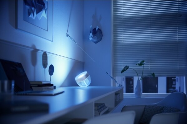 Philips - Lampada da tavolo LED RGB Hue IRIS LED/10W/230V argento