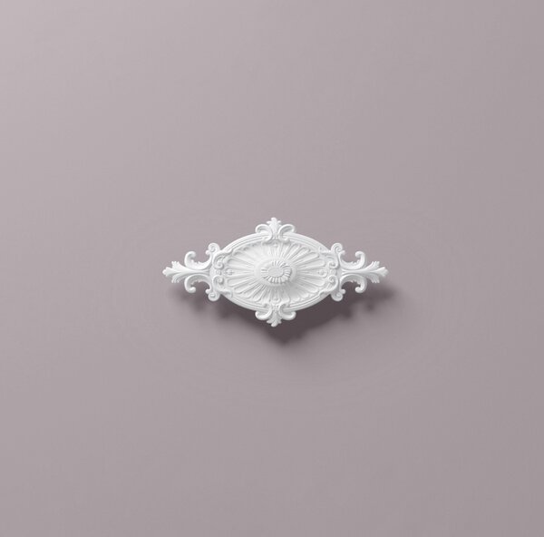Rosone da soffitto NMC R1 ARSTYL Noel Marquet Elemento decorativo classico bianco 60,5 x 31 cm